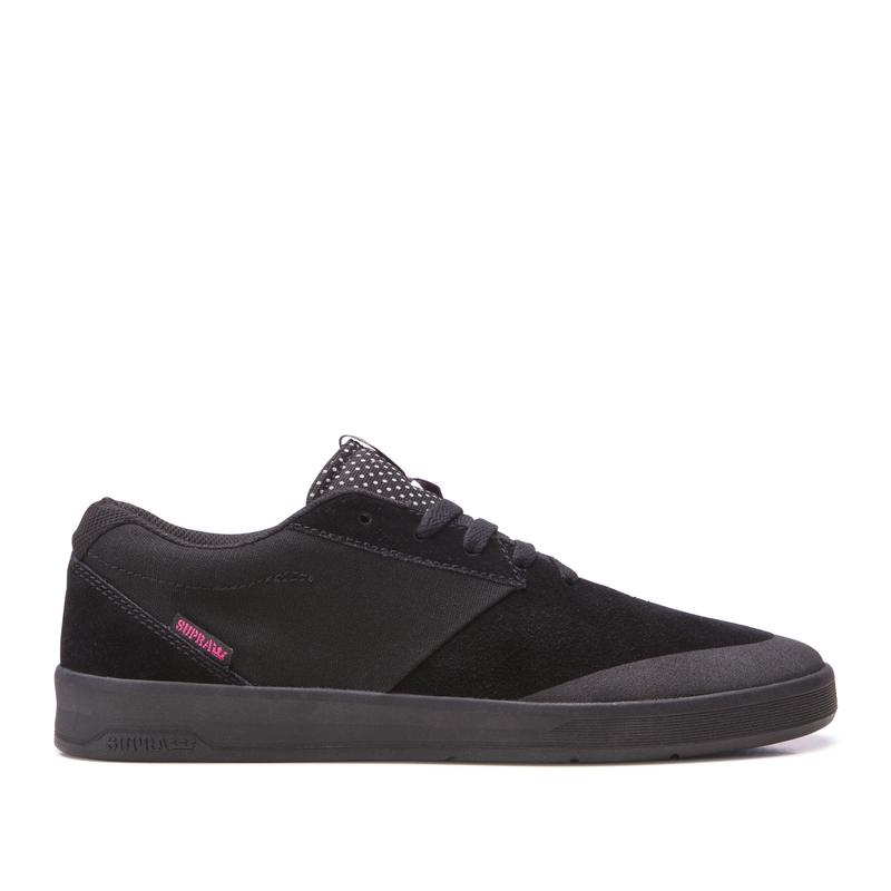 Zapatillas De Skate Supra Argentina Mujer - SHIFTER Negras / Rosas (GURCZ-7429)